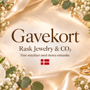 Gavekort BRYLLUP - Rask Jewelry & CO₂ - Fine smykker med ekstra omtanke