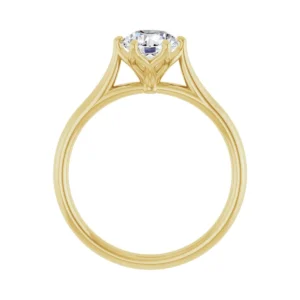 Super smuk forlovelsesring i guld med 1.0ct. LG TW/VS Diamant