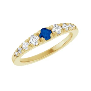 Grace Sapphire Alliancering i forløb med TW/VS LG Diamanter