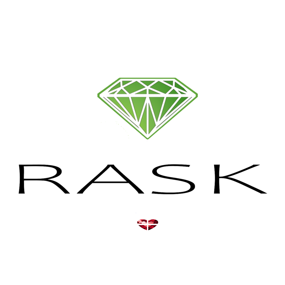 Rask Jewelry - Logo med link til webshop